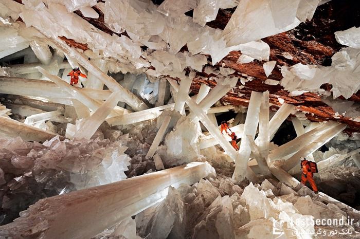  عکس    غار عظیم کریستال در کویر مکزیک 
