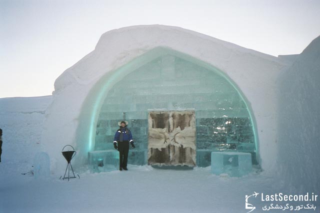 هتل یخی سوئد 
